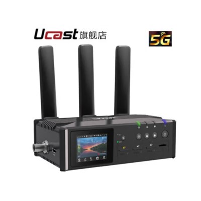 UCAST Ucast Q8S  通用無線電通信設備 5G多網聚合直播編碼器 HDMI SDI高清視頻微贊微信多平台推流設備