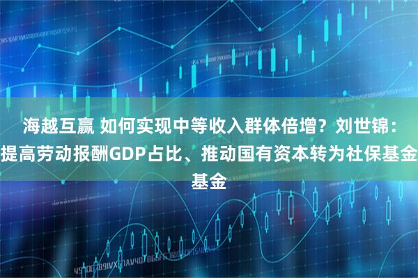 海越互赢 如何实现中等收入群体倍增？刘世锦：提高劳动报酬GDP占比、推动国有资本转为社保基金